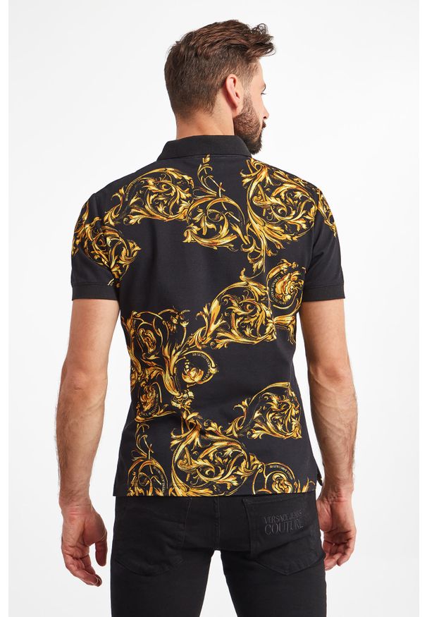 Versace Jeans Couture - POLO VERSACE JEANS COUTURE. Typ kołnierza: polo. Długość rękawa: krótki rękaw. Długość: krótkie