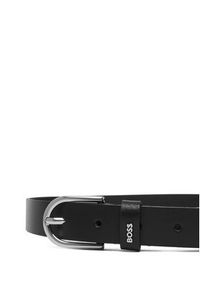 BOSS Pasek Damski 50553383 Czarny. Kolor: czarny. Materiał: skóra #2