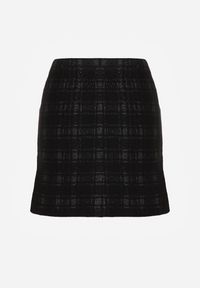 Born2be - Czarna Spódnica z Wiskozą Zdobiona Guzikami i Metaliczną Nicią Sewsela. Okazja: na co dzień. Kolor: czarny. Materiał: wiskoza. Wzór: aplikacja. Styl: klasyczny, casual, elegancki #7