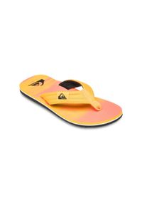 Japonki plażowe męskie Quiksilver MOLOKAI LAYBACK. Okazja: na plażę. Kolor: różowy. Sezon: lato