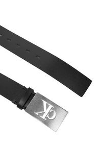 Calvin Klein Pasek Męski Ck Plaque Smooth 35Mm LV04D7043G Czarny. Kolor: czarny. Materiał: skóra #2