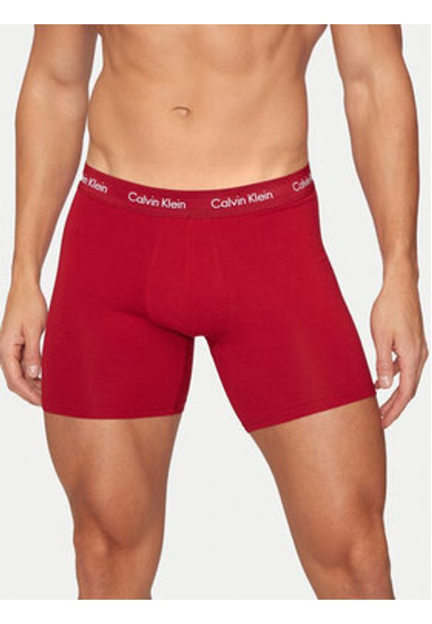 Calvin Klein Underwear Komplet 3 par bokserek 000NB3057A Kolorowy. Materiał: bawełna. Wzór: kolorowy
