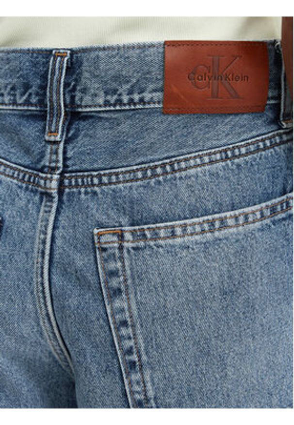 Calvin Klein Jeans Jeansy LV047G912G Granatowy Relaxed Fit. Kolor: niebieski