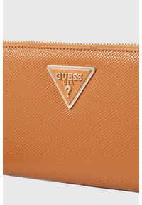 Guess - GUESS Brązowy portfel damski Laurel. Kolor: brązowy. Materiał: skóra ekologiczna #3