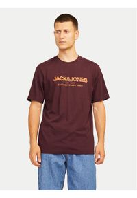 Jack & Jones - Jack&Jones T-Shirt Alvis 12256803 Czerwony Standard Fit. Kolor: czerwony. Materiał: bawełna #1