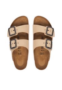 Birkenstock Klapki Arizona Wire Buckle 1031579 Beżowy. Kolor: beżowy. Materiał: nubuk, skóra #5