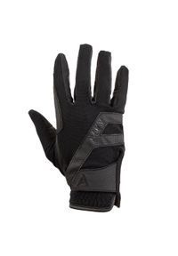 Rękawice jeździeckie techniczne damskie ANKY. Kolor: czarny. Sport: fitness, jeździectwo #1