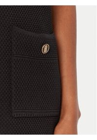 Fracomina Sukienka codzienna FR25WD5005K55301 Czarny Regular Fit. Okazja: na co dzień. Kolor: czarny. Materiał: syntetyk. Typ sukienki: proste. Styl: casual #5