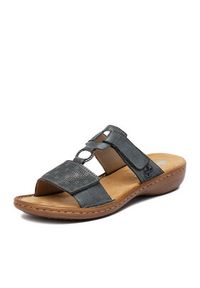 Rieker Klapki CEO-60885-12 Niebieski. Kolor: niebieski. Materiał: materiał #6