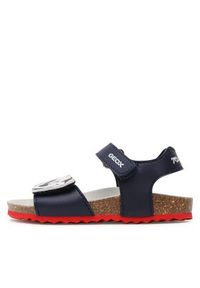 Geox Sandały B Sandal Chalki Boy B152QC000BCC4084 S Granatowy. Kolor: niebieski #4