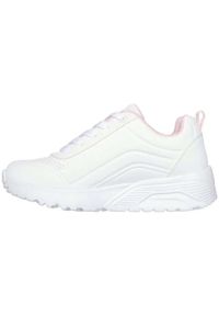 skechers - Buty sportowe dziecięce Skechers Uno Lite. Kolor: biały. Materiał: skóra, materiał, syntetyk. Szerokość cholewki: normalna. Model: Skechers Sport. Sport: turystyka piesza #2