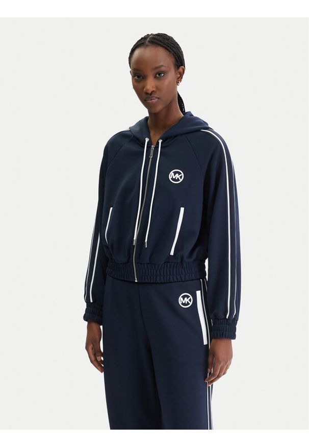 MICHAEL Michael Kors Bluza MR651X2K8N Granatowy Regular Fit. Kolor: niebieski. Materiał: syntetyk