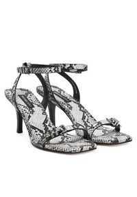 MICHAEL Michael Kors Sandały Darrington 40S5DTMS1E Biały. Kolor: biały. Materiał: skóra