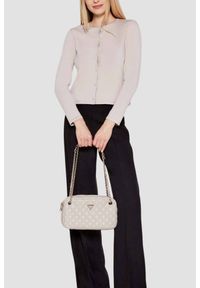 Guess - GUESS Torebka damska w kolorze taupe Giully II. Kolor: beżowy. Styl: casual #5