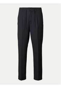 Selected Homme Spodnie materiałowe 16094358 Czarny Tapered Fit. Kolor: czarny. Materiał: wiskoza #5