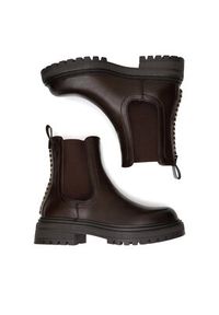 Jenny Fairy Sztyblety HY60208-1 Brązowy. Kolor: brązowy. Materiał: skóra #3