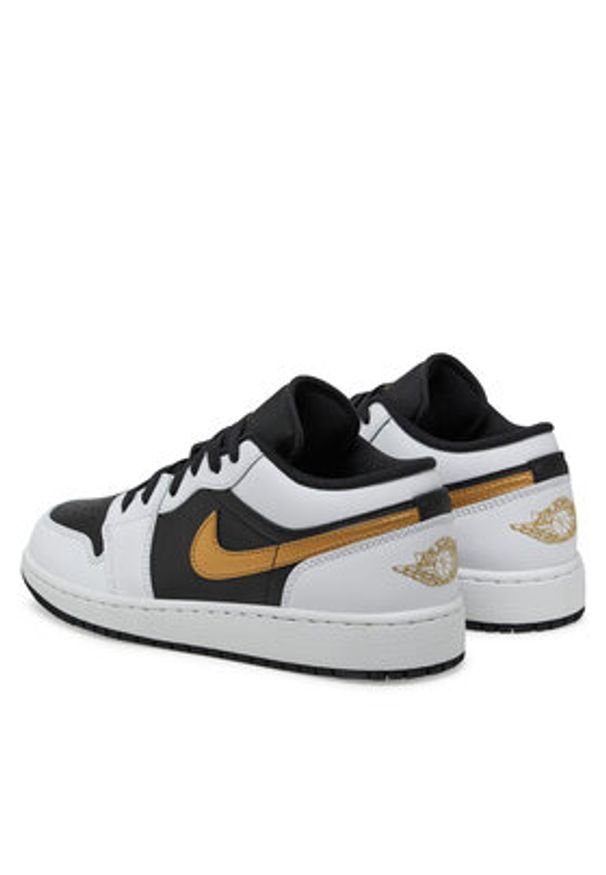 Nike Sneakersy Air Jordan 1 Low (GS) 553560 172 Granatowy. Kolor: niebieski. Materiał: skóra. Model: Nike Air Jordan