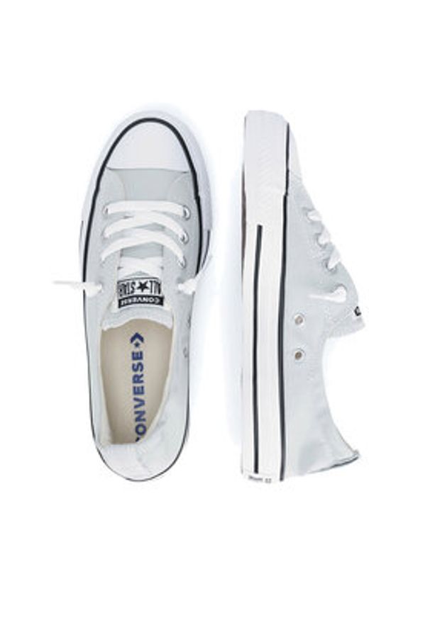 Converse Trampki Chuck Taylor All Star Shoreline Slip 537082C Szary. Kolor: szary. Materiał: materiał