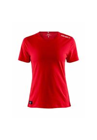 Koszulka sportowa damska Craft Community Mix. Kolor: czerwony. Materiał: poliester. Długość rękawa: krótki rękaw. Długość: krótkie #1