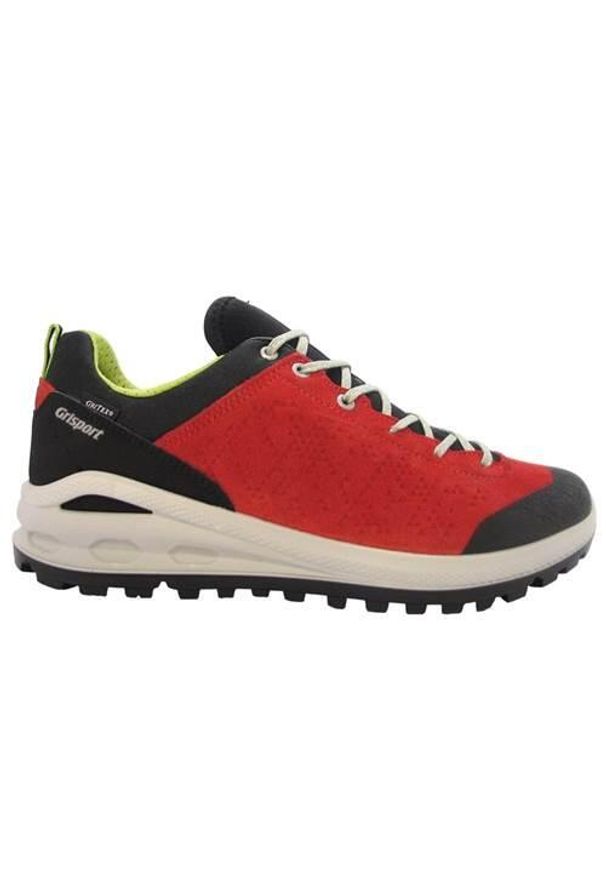Buty trekkingowe damskie Grisport Grigio Scamosciato. Kolor: czerwony. Materiał: guma, skóra, tkanina. Szerokość cholewki: normalna
