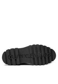 Calvin Klein Jeans Sztyblety Flatform YW0YW01542 Brązowy. Kolor: brązowy. Materiał: skóra #4