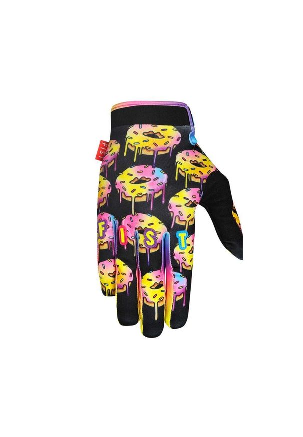 FIST - Długie rękawice Fist Handwear Sprinkle. Kolor: żółty, czarny, różowy, wielokolorowy. Sport: kolarstwo