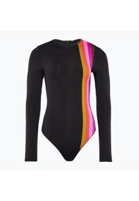 Strój kąpielowy jednoczęściowy damski Hurley Fiji Fantasy Tie Back Surf Suit. Kolor: czarny #1