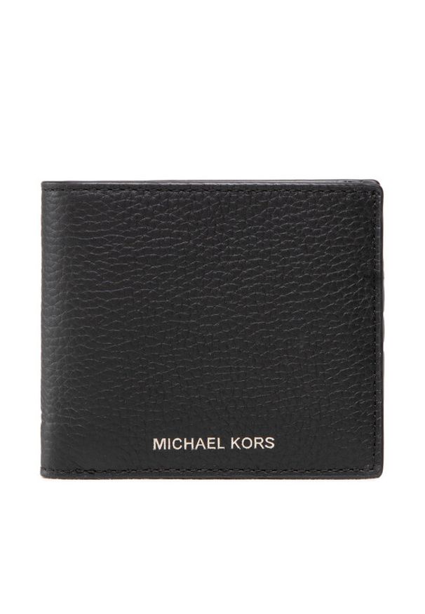 MICHAEL Michael Kors Portfel Hudson 39S0LHDF1L Czarny. Kolor: czarny. Materiał: skóra