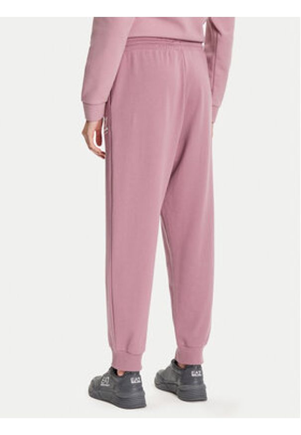 EA7 Emporio Armani Spodnie dresowe 7W000418 AF12473 UA272 Różowy Regular Fit. Kolor: różowy. Materiał: bawełna