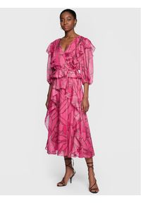 Ted Baker Sukienka koktajlowa Victoir 266152 Różowy Regular Fit. Kolor: różowy. Materiał: syntetyk. Styl: wizytowy #1