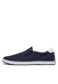 TOMMY HILFIGER - Tommy Hilfiger Tenisówki Harlow 2D FM0FM00597 Granatowy. Kolor: niebieski. Materiał: materiał #10