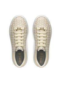 Geox Sneakersy D Spherica Ec4.1 D55TCD 0DSBC C1122 Beżowy. Kolor: beżowy. Materiał: materiał #5