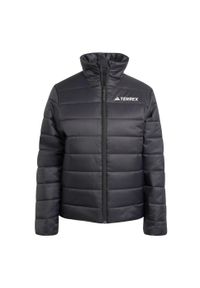Adidas - Kurtka ocieplana Terrex Multi Essentials. Kolor: czarny. Materiał: puch. Technologia: ClimaWarm (Adidas). Sport: turystyka piesza