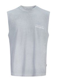Jack & Jones Tank top Cassis 12295076 Niebieski jasny Regular Fit. Kolor: niebieski. Materiał: bawełna #5