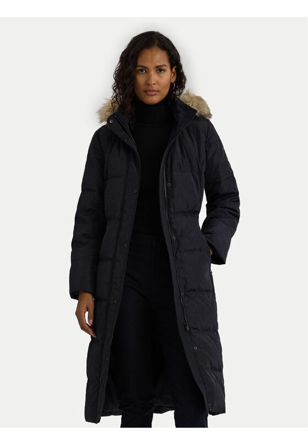 Lauren Ralph Lauren - LAUREN RALPH LAUREN Płaszcz zimowy 297957518004 Granatowy Regular Fit. Kolor: niebieski. Materiał: syntetyk. Sezon: zima