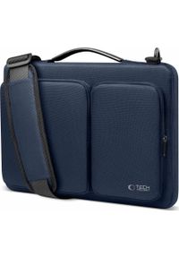 TECH-PROTECT - Tech-Protect Defender Bag Laptop 15-16 granatowy. Kolor: niebieski. Materiał: materiał. Styl: casual, elegancki #4