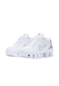 Buty sportowe męskie Nike SHOX TL Metallic Silver białe - AV3595-100. Kolor: biały. Sport: koszykówka