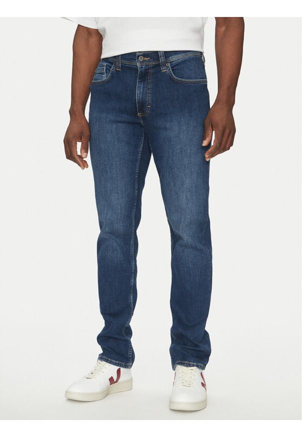 Mustang Jeansy Washington 1013976 Granatowy Regular Fit. Kolor: niebieski