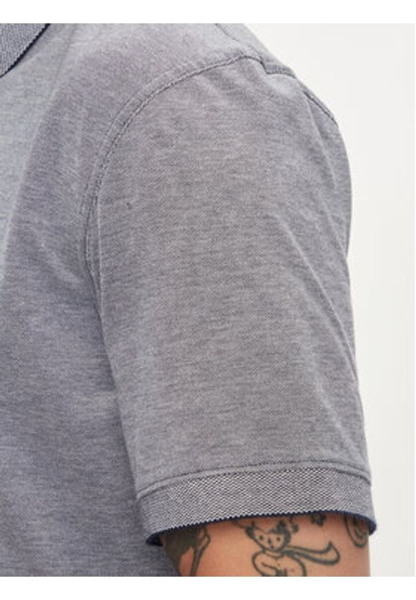 Wrangler Polo Refined 112350390 Niebieski Regular Fit. Typ kołnierza: polo. Kolor: niebieski. Materiał: bawełna