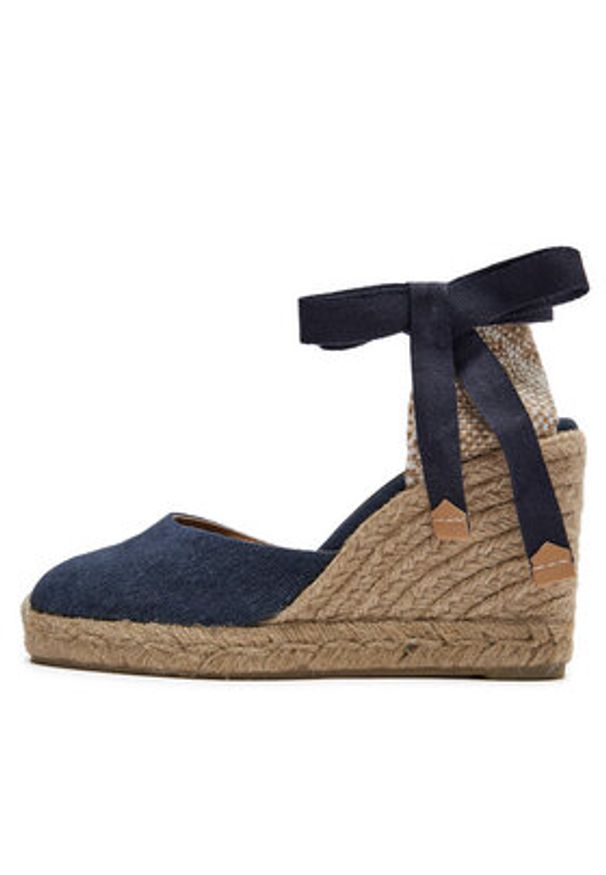 Castañer Espadryle Carina/8/002 021642 Niebieski. Kolor: niebieski. Materiał: materiał