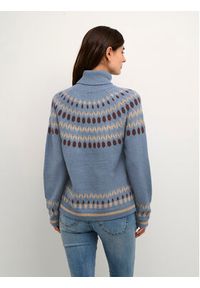 Culture Sweter Cuthurid 50109941 Niebieski Relaxed Fit. Kolor: niebieski. Materiał: syntetyk