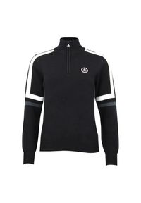 PEAK MOUNTAIN - Bardzowy golf 1/2 zamek damski Peak Mountain Asta. Typ kołnierza: golf. Kolor: czarny. Sport: golf #1