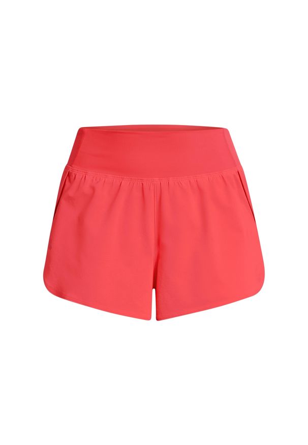 Krótkie 2-w-1 dla kobiet Under Armour Vanish. Kolor: czerwony. Długość: krótkie. Sport: fitness