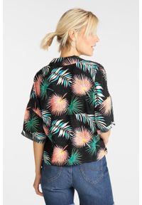 Lee - LEE FLORAL RESORT SHIRT RELAXED FIT DAMSKA KOSZULA BLACK L46DDW01