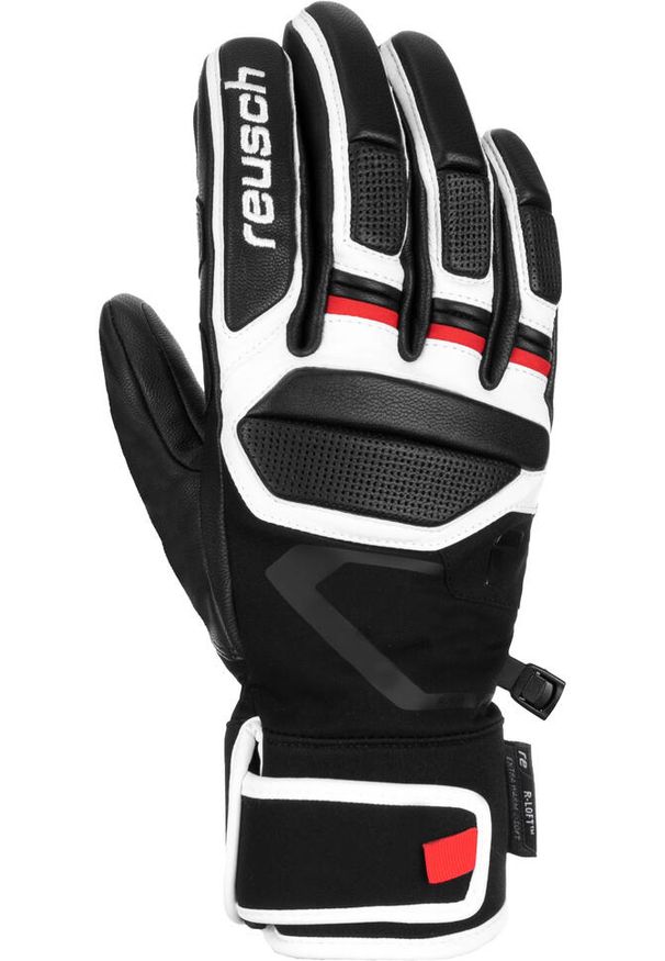 Rękawice Narciarskie Unisex narciarskie Reusch Pro RC Black/White/Fire Red 2024. Kolor: biały, czarny, wielokolorowy. Sezon: zima. Sport: narciarstwo