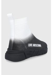 Love Moschino buty kolor czarny. Nosek buta: okrągły. Kolor: czarny. Szerokość cholewki: normalna. Obcas: na platformie #2