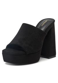 DeeZee Klapki F7979-1 Czarny. Kolor: czarny. Materiał: materiał #6