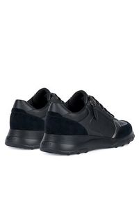 Geox Sneakersy D Alleniee D36LPB 05422 C9999 Czarny. Kolor: czarny. Materiał: zamsz, skóra #2