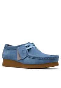 Clarks Półbuty WallabeeEVOSh 26181476 Niebieski. Kolor: niebieski. Materiał: zamsz, skóra #4