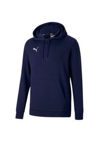Puma - Męska Bluza Z Kapturem TeamGoal 23. Typ kołnierza: kaptur. Kolor: niebieski